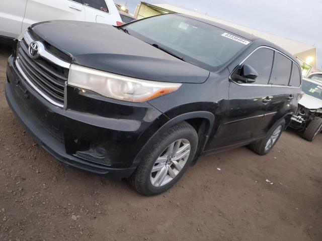 TOYOTA HIGHLANDER 2016 with VIN 5TDBKRFH9GS297135 - Photo from auction