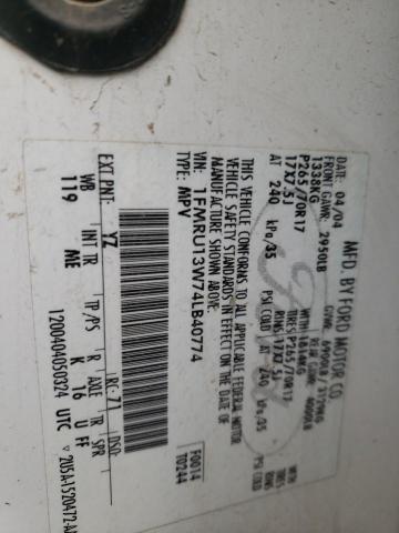 Photo 14 from auction – 2004 FORD EXPEDITION with VIN 1FMRU13W74LB40774