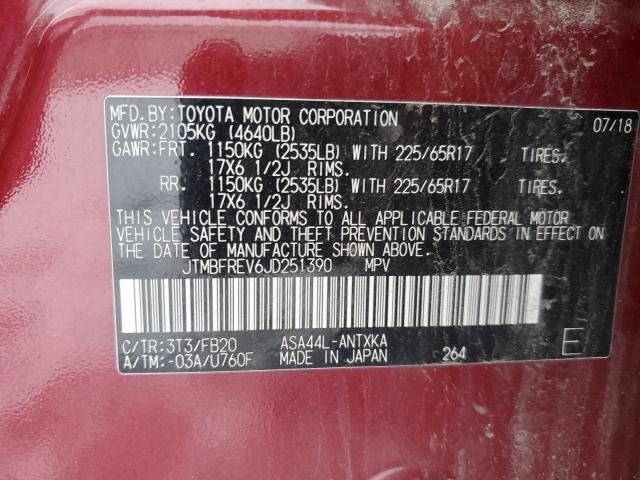 Photo 14 from auction – 2018 TOYOTA RAV4 LE with VIN JTMBFREV6JD251390
