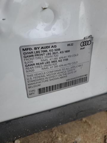 Снимка 14 от търг – 2022 AUDI E-TRON PRE с VIN WA1AAAGE4NB042461