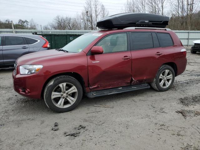 TOYOTA HIGHLANDER 2008 with VIN JTEES43A282071496 - Photo from auction
