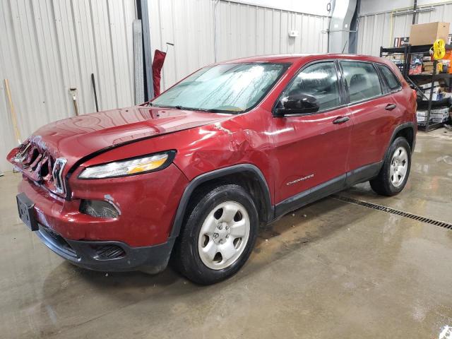 JEEP CHEROKEE S 2014 with VIN 1C4PJMAB3EW236097 - Photo from auction