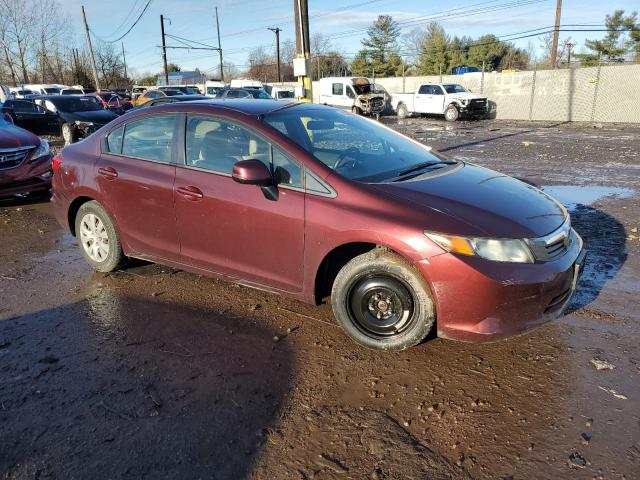 Photo 4 from auction – 2012 HONDA CIVIC LX with VIN 19XFB2F51CE344337