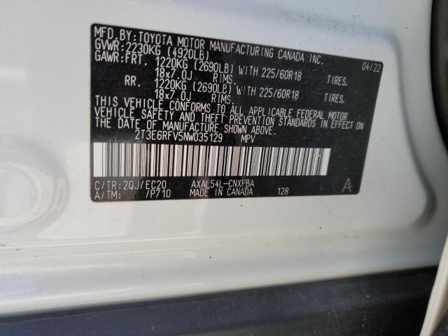 Photo 14 from auction – 2022 TOYOTA RAV4 XSE with VIN 2T3E6RFV5NW035129