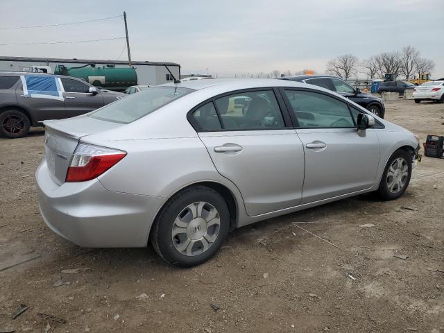 Photo 3 from auction – 2012 HONDA CIVIC HYBR with VIN JHMFB4F35CS001357