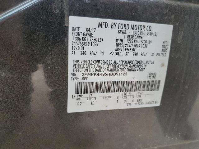 صورة رقم 14 من المزاد - 2017 FORD EDGE TITAN مع VIN 2FMPK4K95HBB91125