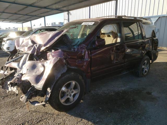 HONDA PILOT EX 2007 with VIN 2HKYF18467H516214 - Photo from auction