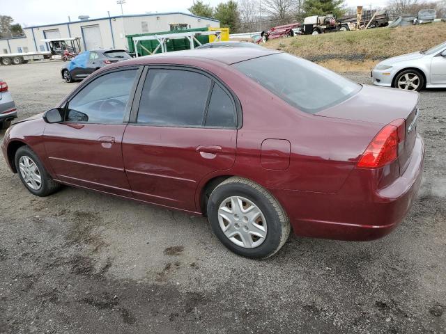 Photo 2 from auction – 2003 HONDA CIVIC LX with VIN 2HGES16543H569332