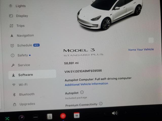 Photo 9 from auction – 2021 TESLA MODEL 3 with VIN 5YJ3E1EA8MF939586