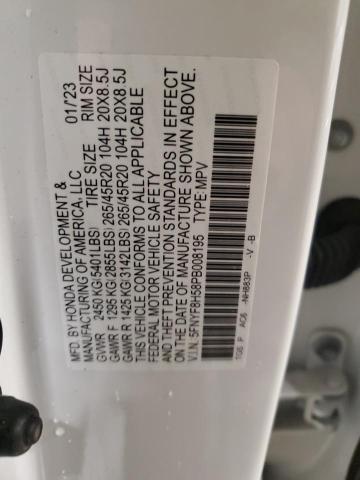 Photo 14 from auction – 2023 HONDA PASSPORT E with VIN 5FNYF8H58PB008195