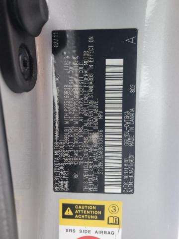 Photo 14 from auction – 2011 LEXUS RX 350 with VIN 2T2BK1BA8BC104576