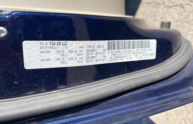 Photo 10 from auction – 2016 DODGE GRAND CARA with VIN 2C4RDGBG3GR204368