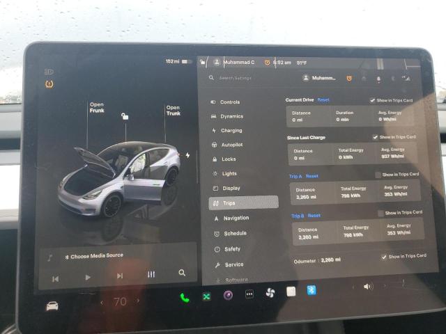 Photo 9 from auction – 2024 TESLA MODEL Y with VIN 7SAYGDEF4RA326613