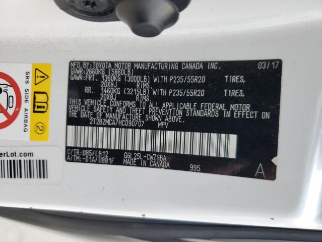 Photo 14 from auction – 2017 LEXUS RX 350 BAS with VIN 2T2BZMCA7HC090707