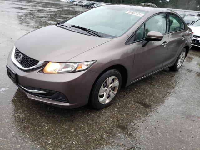 HONDA CIVIC LX 2015 with VIN 2HGFB2F57FH534833 - Photo from auction