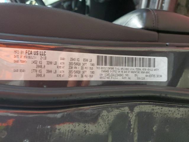 Photo 14 from auction – 2018 DODGE DURANGO GT with VIN 1C4RDJDG4JC340843