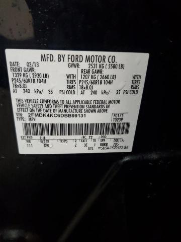 Photo 14 from auction – 2013 FORD EDGE LIMIT with VIN 2FMDK4KC6DBB99131