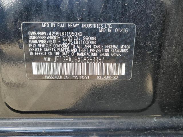 Photo 14 from auction – 2016 SUBARU IMPREZA SP with VIN JF1GPAU6XG8253357