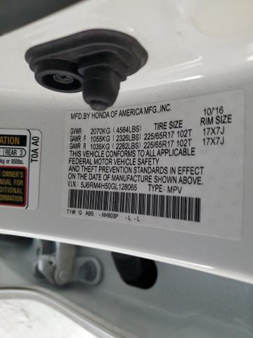 Photo 14 from auction – 2016 HONDA CR-V EX with VIN 5J6RM4H50GL128065