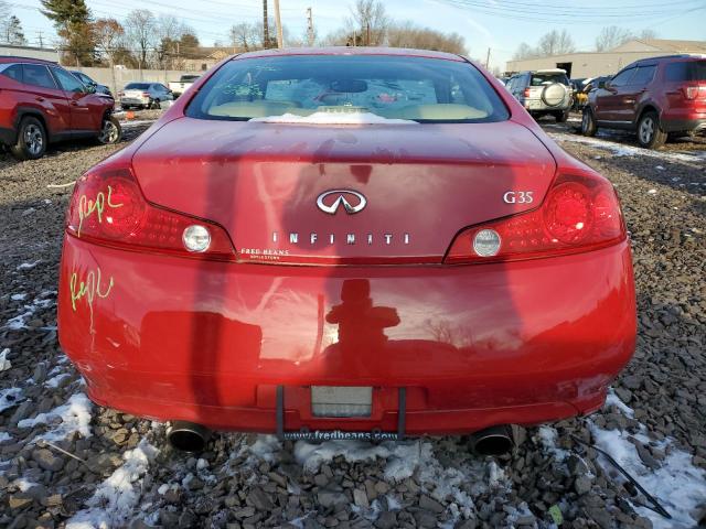 Photo 6 from auction – 2005 INFINITI G35 with VIN JNKCV54E35M409366