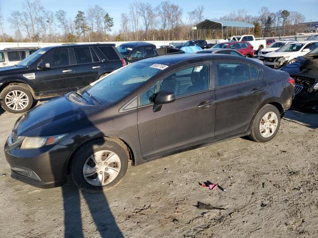 HONDA CIVIC LX 2013 with VIN 2HGFB2F58DH529329 - Photo from auction
