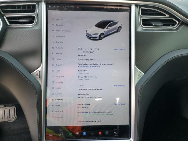 Photo 9 from auction – 2017 TESLA MODEL S with VIN 5YJSA1E29HF185247