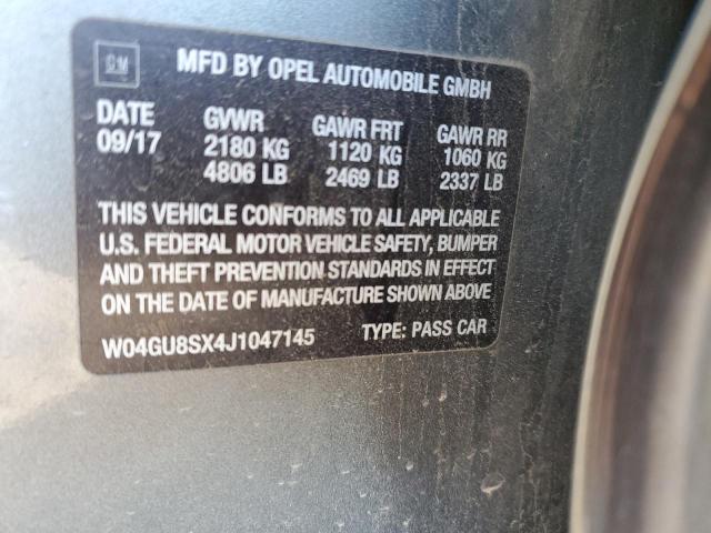 Photo 14 from auction – 2018 BUICK REGAL TOUR with VIN W04GU8SX4J1047145