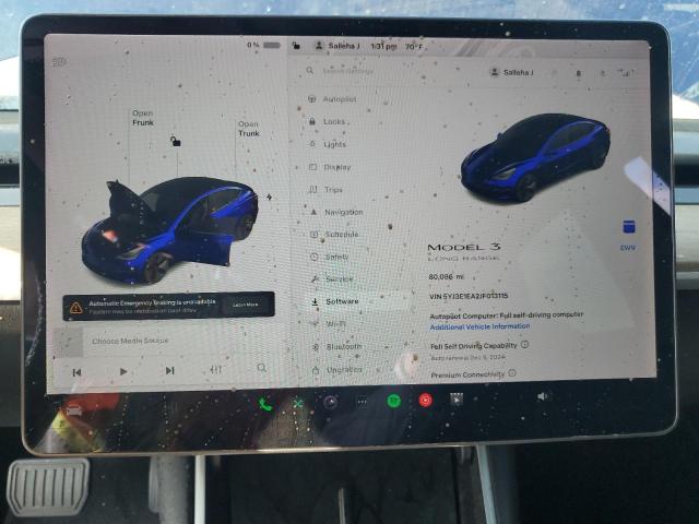 Photo 9 from auction – 2018 TESLA MODEL 3 with VIN 5YJ3E1EA2JF013115