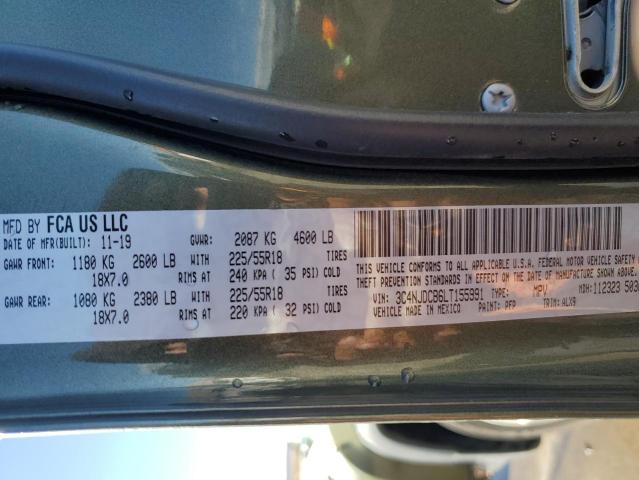 Photo 14 from auction – 2020 JEEP COMPASS LI with VIN 3C4NJDCB6LT155991