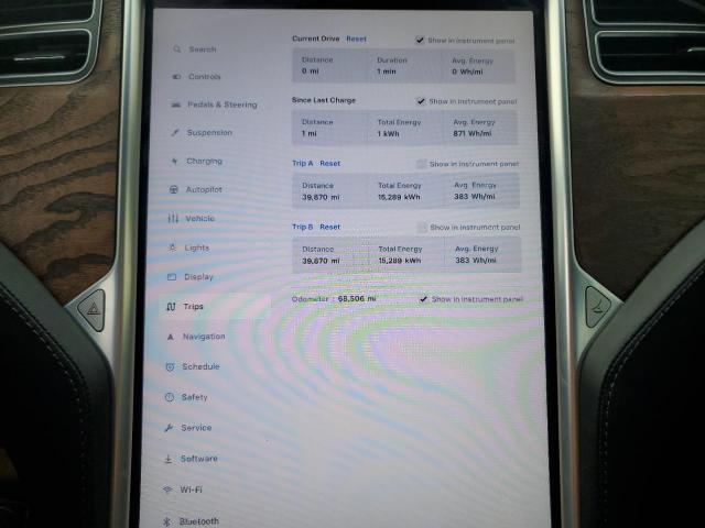 Photo 9 from auction – 2017 TESLA MODEL S with VIN 5YJSA1E25HF224349
