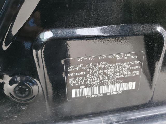 Photo 14 from auction – 2015 SUBARU XV CROSSTR with VIN JF2GPAPCXF8213503