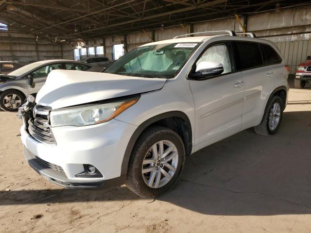 TOYOTA HIGHLANDER 2016 with VIN 5TDZKRFH5GS120306 - Photo from auction