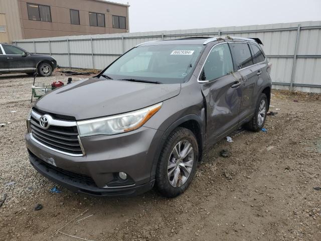 TOYOTA HIGHLANDER 2015 with VIN 5TDJKRFH5FS118812 - Photo from auction