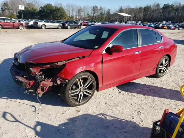 HONDA ACCORD SPO 2017 with VIN 1HGCR2F56HA041774 - Photo from auction