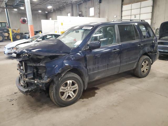 HONDA PILOT EXL 2004 with VIN 2HKYF18554H529508 - Photo from auction