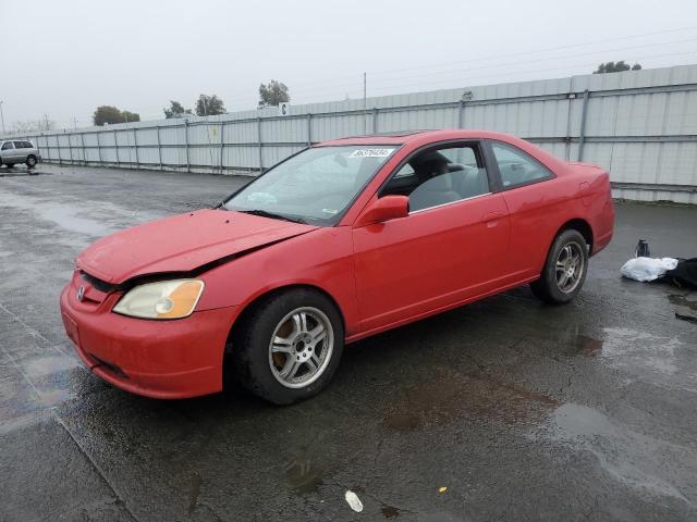 HONDA CIVIC SI 2001 with VIN 1HGEM22981L001528 - Photo from auction
