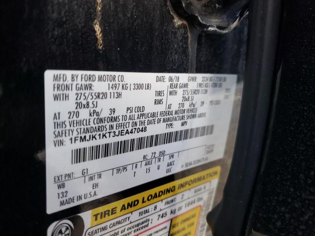 Photo 14 from auction – 2018 FORD EXPEDITION with VIN 1FMJK1KT3JEA47048