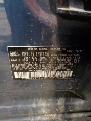 Photo 14 from auction – 2021 SUBARU ASCENT LIM with VIN 4S4WMAJD5M3434050