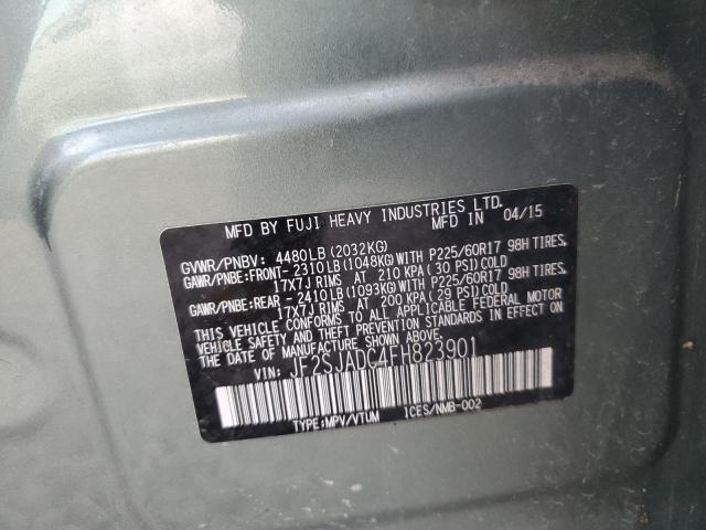 Photo 14 from auction – 2015 SUBARU FORESTER 2 with VIN JF2SJADC4FH823901