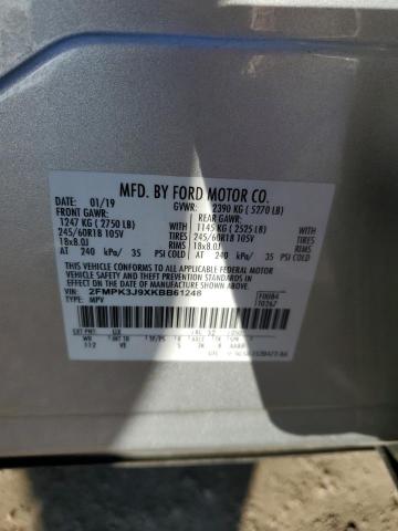 Photo 14 from auction – 2019 FORD EDGE SEL with VIN 2FMPK3J9XKBB61248