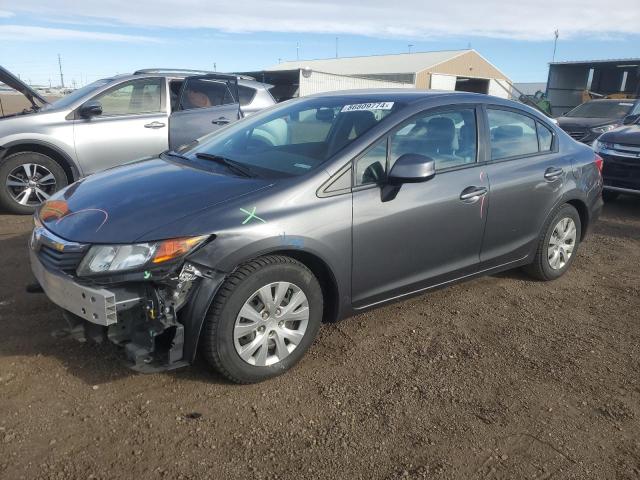 HONDA CIVIC LX 2012 with VIN 2HGFB2F5XCH317613 - Photo from auction