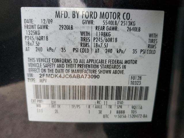 Photo 14 from auction – 2010 FORD EDGE SEL with VIN 2FMDK4JC6ABA73090