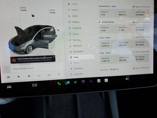 Photo 9 from auction – 2022 TESLA MODEL 3 with VIN 5YJ3E1EBXNF201430