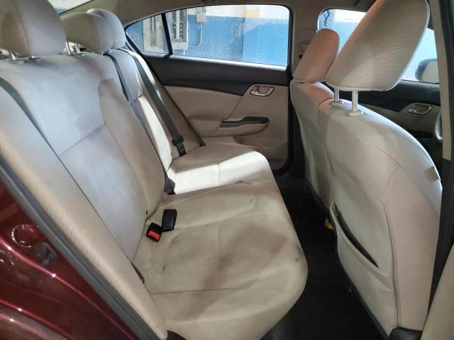Photo 10 from auction – 2013 HONDA CIVIC LX with VIN 19XFB2F51DE026705