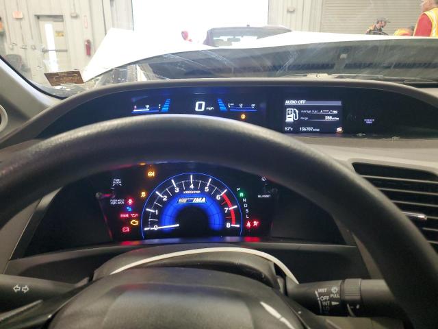 Photo 9 from auction – 2012 HONDA CIVIC HYBR with VIN JHMFB4F29CS006469
