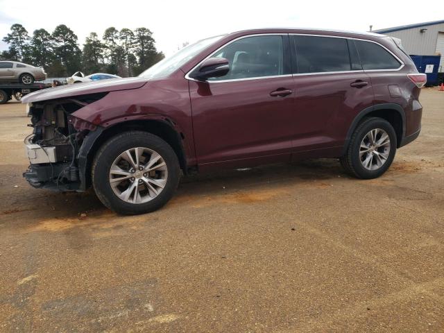 TOYOTA HIGHLANDER 2014 with VIN 5TDKKRFH6ES022108 - Photo from auction