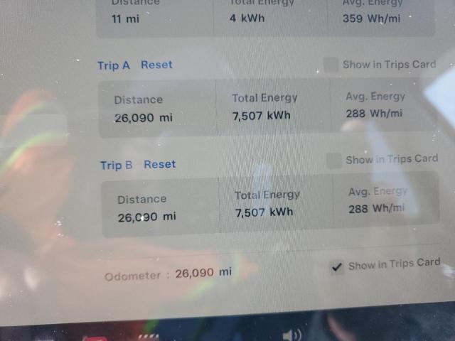 Photo 9 from auction – 2023 TESLA MODEL Y with VIN 7SAYGDEE8PA151254