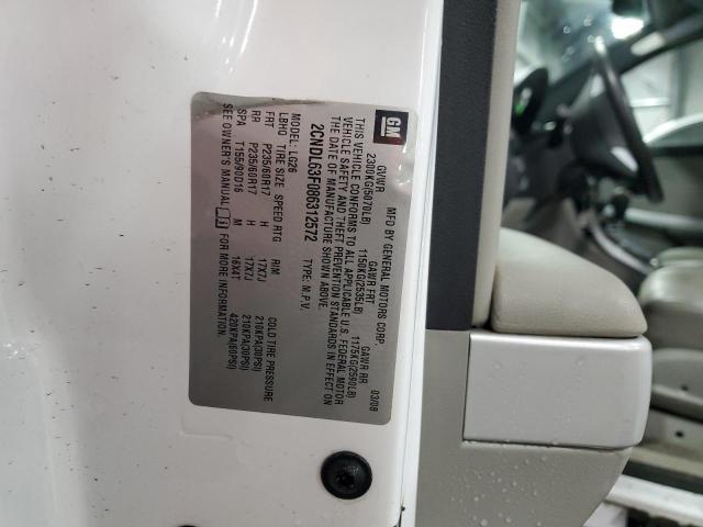 Photo 14 from auction – 2008 CHEVROLET EQUINOX LT with VIN 2CNDL63F086312572