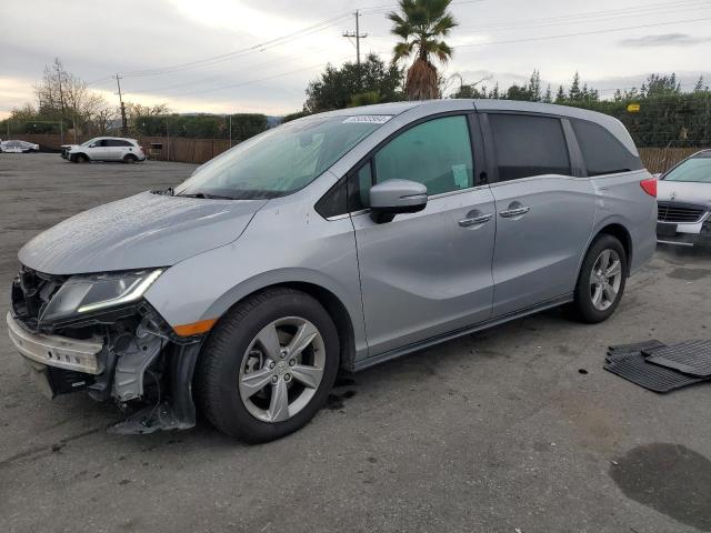 HONDA ODYSSEY EX 2018 with VIN 5FNRL6H7XJB076444 - Photo from auction