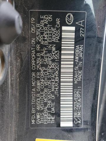 Photo 14 from auction – 2019 LEXUS UX 250H with VIN JTHU9JBH9K2011553
